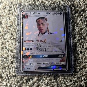 6ix9ine Pokemon Card